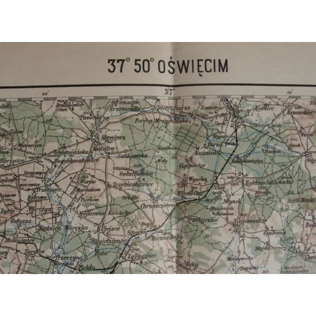 MAPA OSWIECIM .